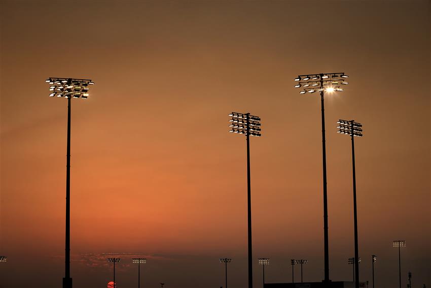 peach sky in Qatar